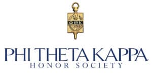 Phi Theta Kappa logo with key on top