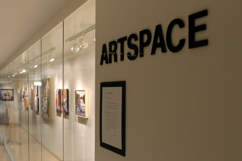 ArtSpace on white wall