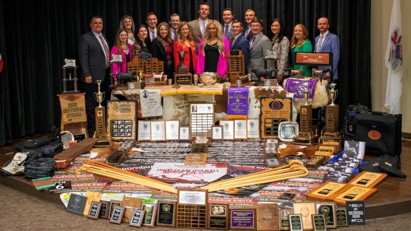 15 students & 2 coaches with multitude of awards