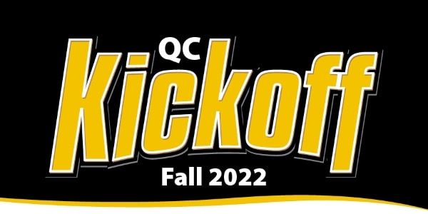 text that says QC Kickoff Fall 2022