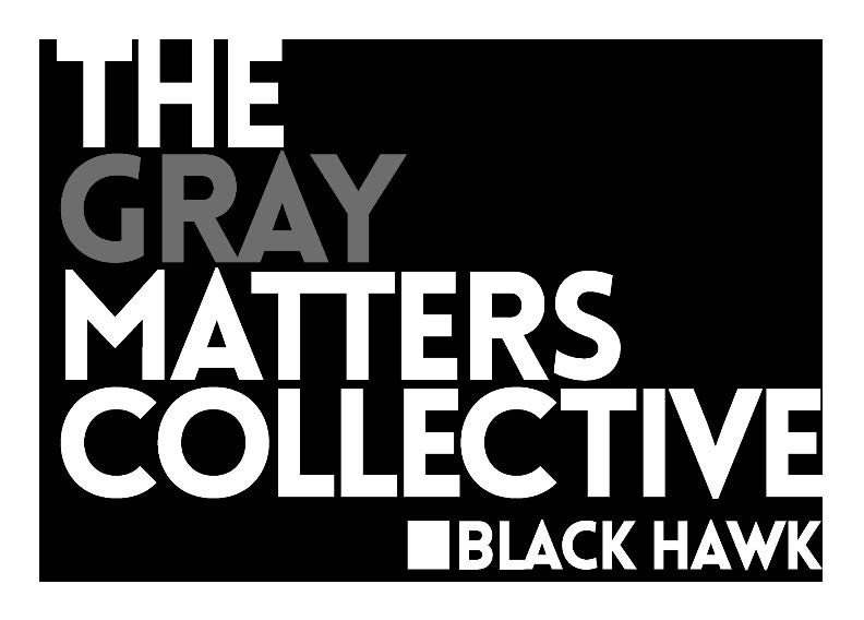 The Gray Matters Collective Black Hawk logo