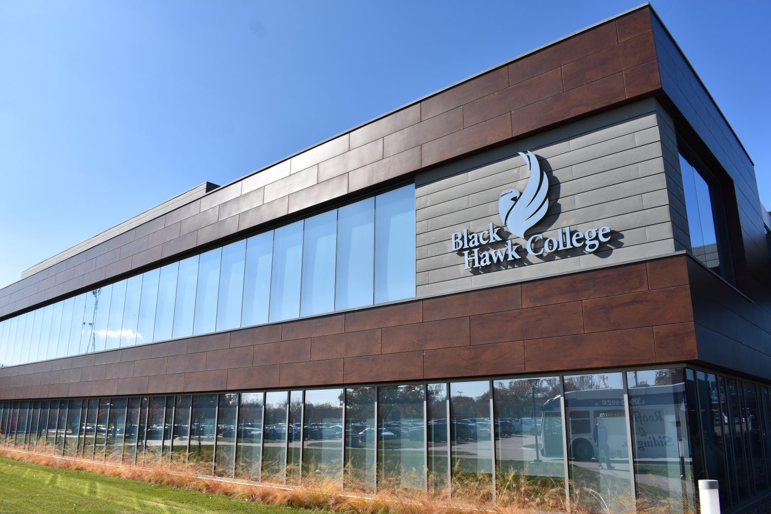 Exterior of building 1 daytime.