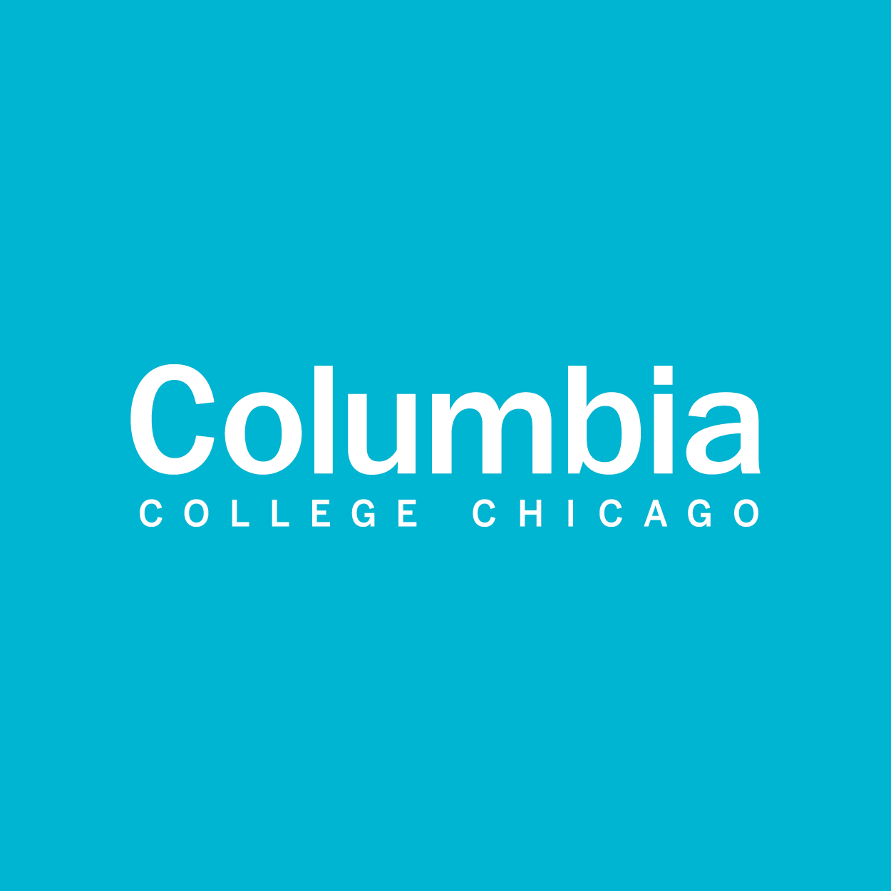 Columbia college chicago Columbia college chicago logo. White letters on a blue background.
