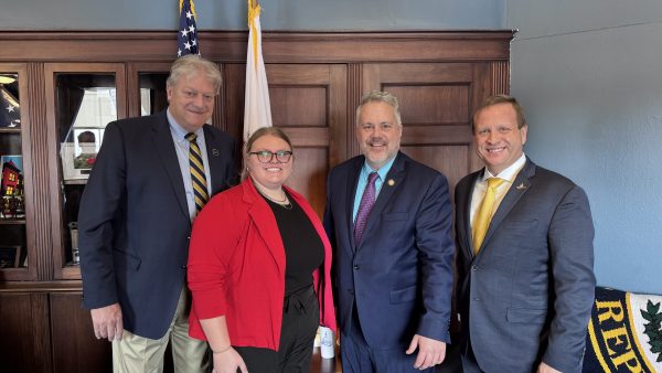 Makenna walker with bhc president jeremy thomas and other figures