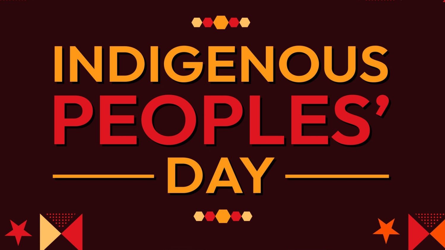Indigenous peoples’ day – college closed Text indigenous peoples' day.