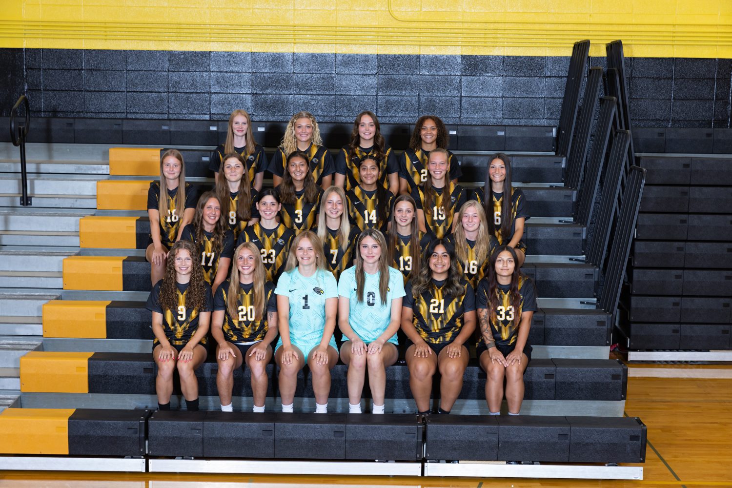 Women's soccer roster Group photo of women's soccer team