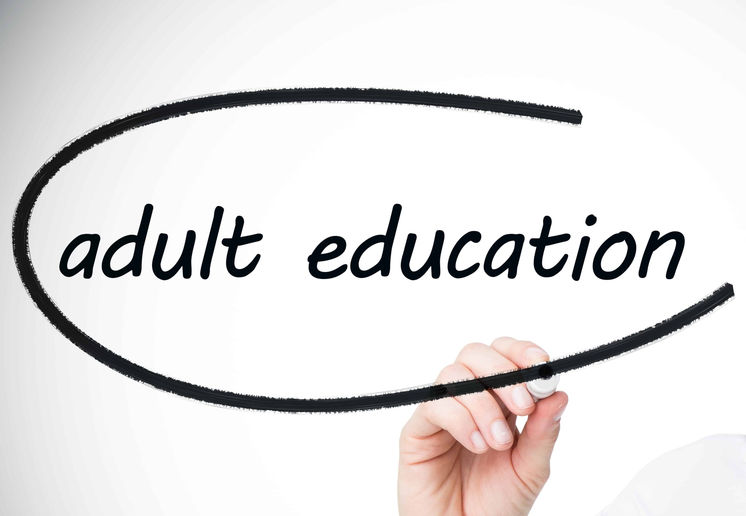 Bhc gets $202,000 grant for new ged® and esl welding program Hand writing adult education on whiteboard