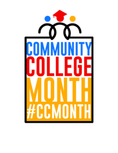 Community college month #ccmonth logo