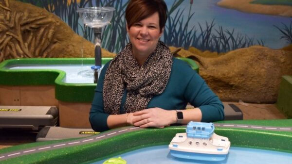 a person sitting at a table